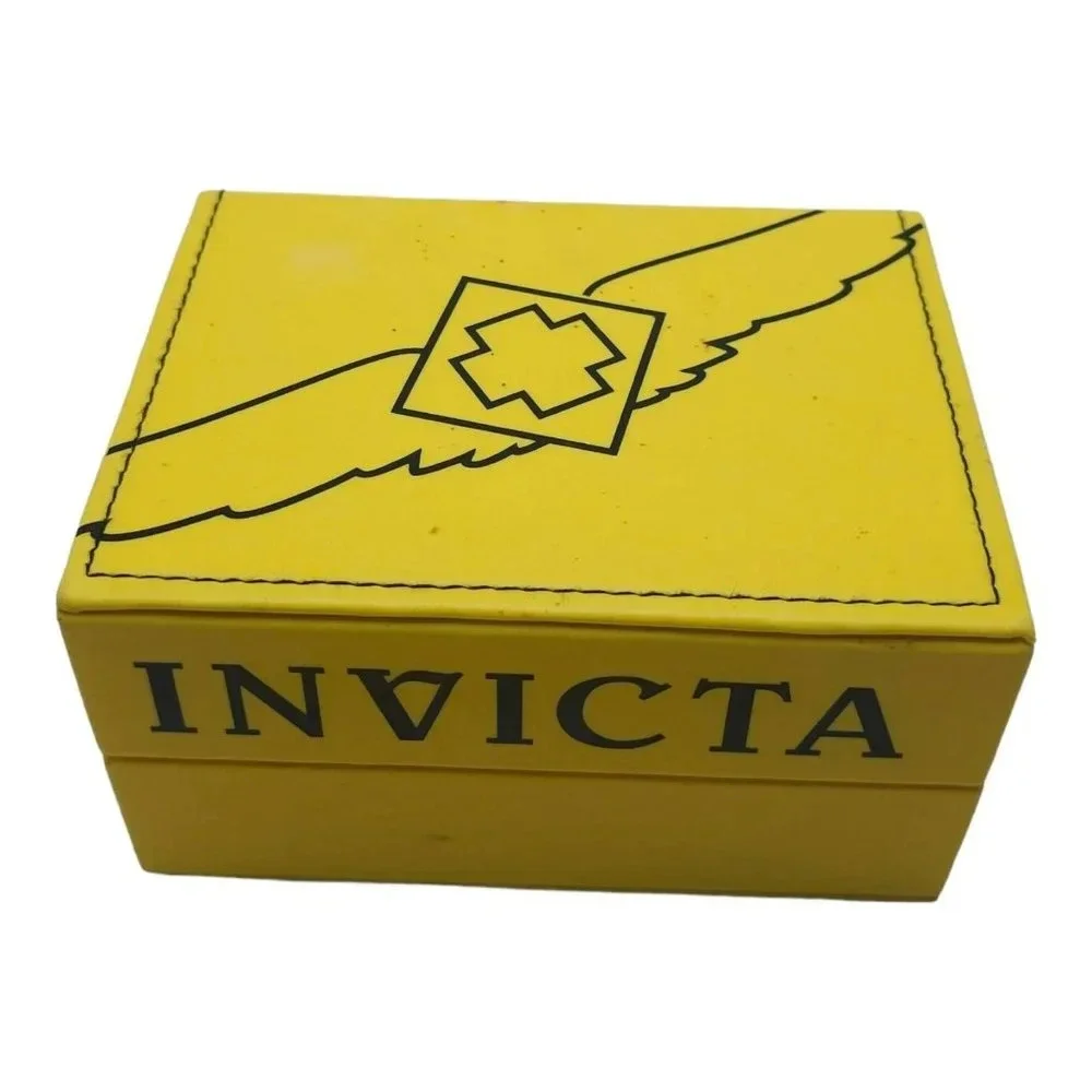 Invicta Pro Diver Black Dial Green Bezel Black Leather Men's Watch 22072 in Box